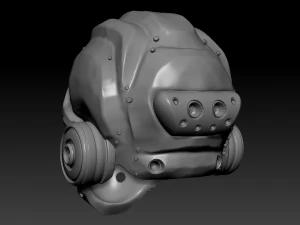 tactical sci fi helmet 3D Print Model
