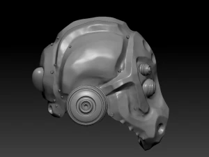 tactical sci fi helmet 3D Print Model