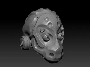 tactical sci fi helmet 3D Print Model