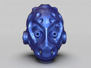 सामरिक विज्ञान फाई हेलमेट 3D प्रिंट मॉडल