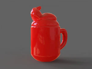 evcil hayvan etiketi ve evcil hayvan takı kombinasyonu 3D Baskı Modeli