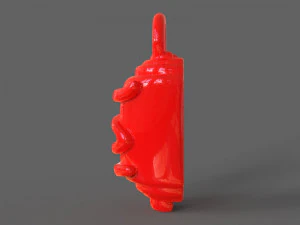 evcil hayvan etiketi ve evcil hayvan takı kombinasyonu 3D Baskı Modeli