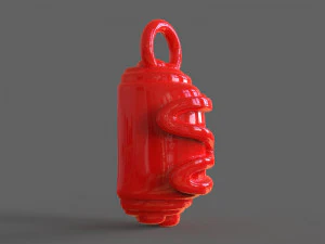 evcil hayvan etiketi ve evcil hayvan takı kombinasyonu 3D Baskı Modeli