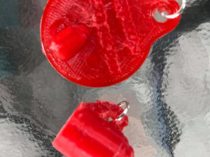 evcil hayvan etiketi ve evcil hayvan takı kombinasyonu 3D Baskı Modeli