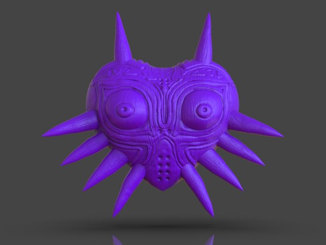 majoras mask 3d print 3D 프린트 모델 .c4d .max .obj .3ds .fbx .stl .blend 