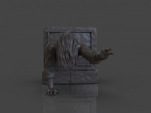 sadako ringu Model do druku 3D