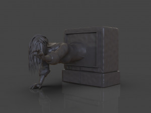 sadako ringu Model do druku 3D