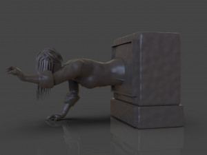sadako ringu Model do druku 3D