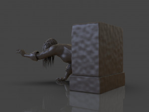 sadako ringu Model do druku 3D