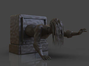 sadako ringu 3D Print Model