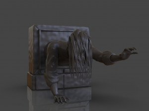 sadako ringu Model do druku 3D