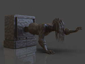 sadako ringu Model do druku 3D
