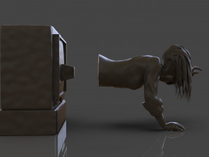 sadako ringu Model do druku 3D