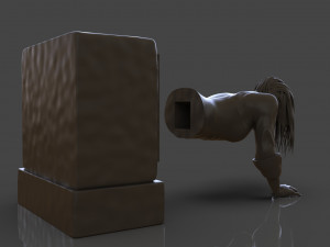 sadako ringu Model do druku 3D