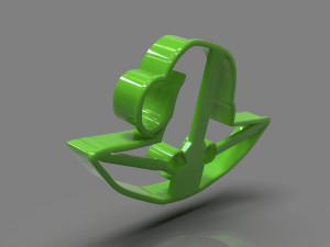 baby yoda head cookie cutter x-mas Modèles 3D en vedette
