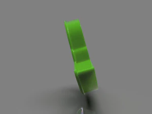 baby yoda head cookie cutter x-mas 3D Print Model