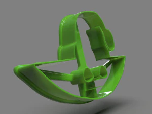 baby yoda head cookie cutter x-mas 3D Print Model