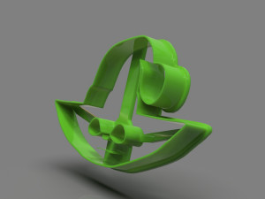 baby yoda head cookie cutter x-mas Modèles 3D en vedette