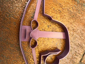 baby yoda head cookie cutter x-mas 3D Print Model