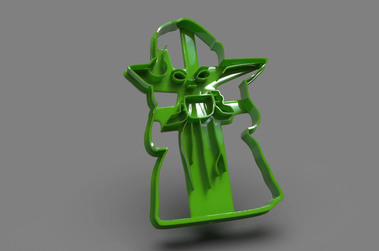 baby yoda full body x-mas 3D Print Model .c4d .max .obj .3ds .fbx .stl .blend 