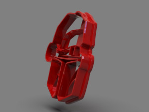the mandalorian cookie cutter x-mas 3D 프린트 모델