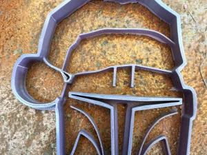 the mandalorian cookie cutter x-mas 3D Print Model