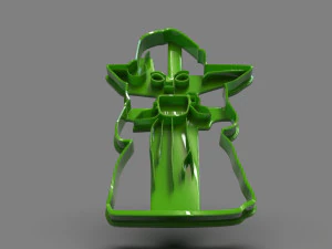 the mandalorian cookie cutter xmas collection 3D Print Model