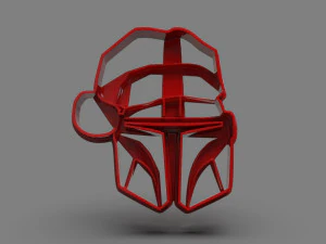 the mandalorian cookie cutter xmas collection 3D Print Model