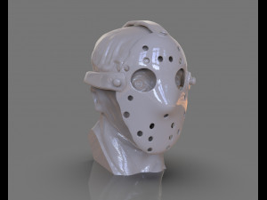 jason voorhees bust 3d print model 3D Print Model