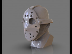 jason voorhees bust 3d print model 3D 프린트 모델