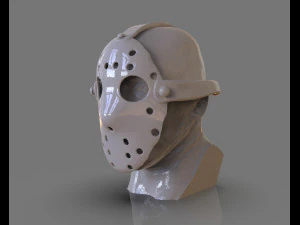 jason voorhees bust 3d print model 3D Print Model