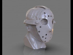 jason voorhees bust 3d print model 3D 프린트 모델