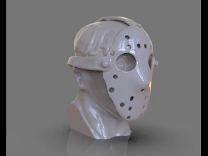 jason voorhees bust 3d print model 3D Print Model