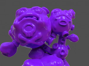 pokemon weezing 3d print 3D Baskı Modeli