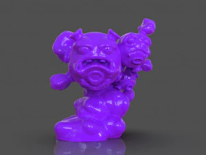 Покемон Weezing 3D печать 3D Принт Модель