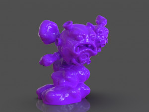 pokemon weezing 3d print 3D Baskı Modeli