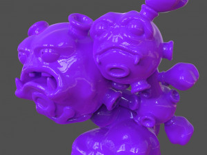 pokemon weezing 3d print 3D Baskı Modeli