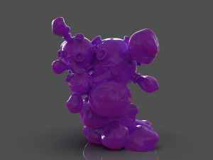 pokemon weezing 3d print 3D Baskı Modeli