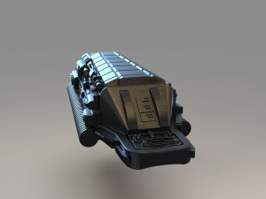 predator gaunlet top part 1987 3Dプリントモデル