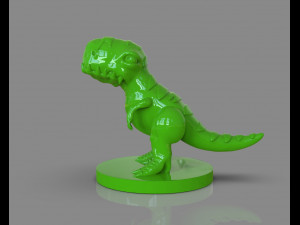 stylized dinosaur t rex 3D Print Model