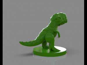 stylized dinosaur t rex 3D Print Model