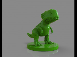 stylized dinosaur t rex 3D Print Model