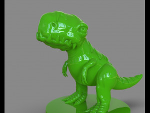 stylized dinosaur t rex 3D Print Model