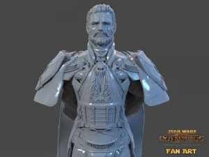 Scultura imperatore valkorion stampa 3d completa Modello di stampa 3D