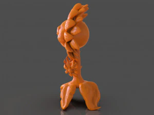 sunflower and zbrush timelapse 3D Print Model
