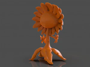 sunflower and zbrush timelapse 3D Print Model