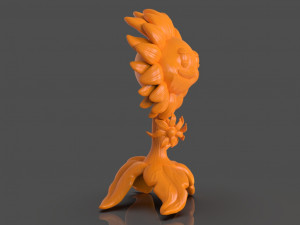 sunflower and zbrush timelapse Model Cetak 3D