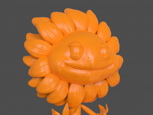 sunflower and zbrush timelapse Model Cetak 3D