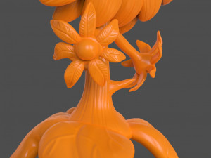 sunflower and zbrush timelapse Model Cetak 3D