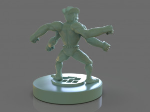 pokemon machamp figurine 3D Принт Модель
